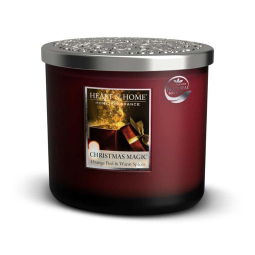 Picture of H&H - TWIN WICK CANDLE -  CHRISTMAS MAGIC